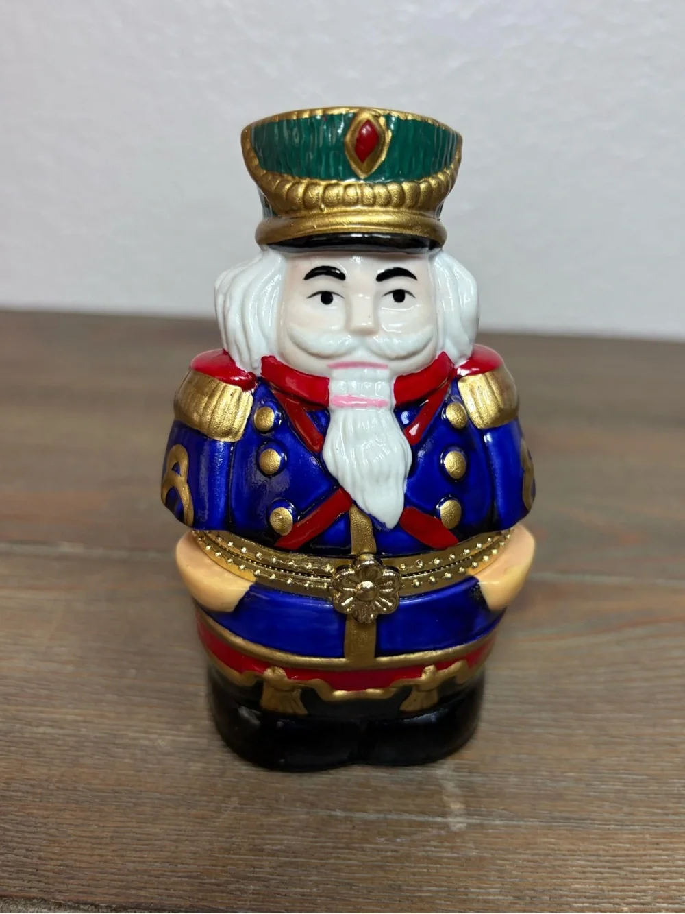 Mr. Christmas Hinged Music Box Plays Nutcracker Tiny House Ballroom Dancers 4”